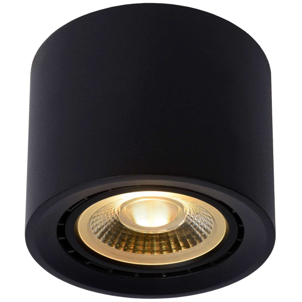 Downlight LAMPA sufitowa FEDLER  09921/12/30 Lucide metalowa OPRAWA tuba spot czarny