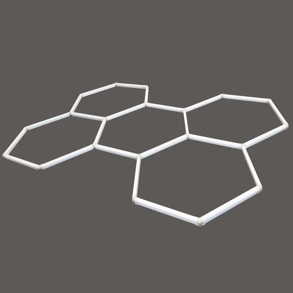 Nowoczesna lampa sufitowa Geometric LP-0209/5C 4K LED 4000K IP44 biały