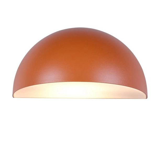 Ścienna lampa metalowa MAAS 262460140 kopuła IP44 pomarańczowa