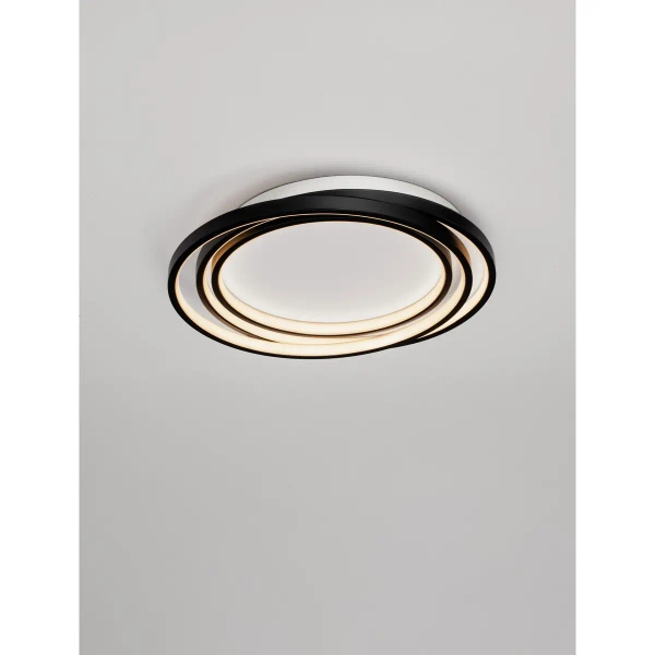 Sufitowa lampa TELVIRA LE45501 LED 27W 3000K do sypialni czarny
