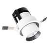 Wpuszczana lampa tubka HALO H0130 Maxlight LED 9W 3000K do sypialni biały czarny