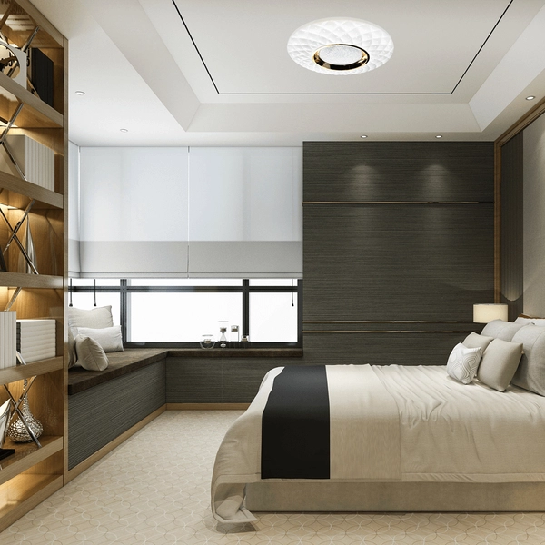 Sufitowa lampa glamour Tokyo pokojowa LED 48W pilot złota