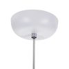 Lampa wisząca SILK FLAT ST-2328-60 z tkaniny kula biały