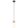 Lampa wisząca Esme 5669 ball do kuchni metalowa biała czarna