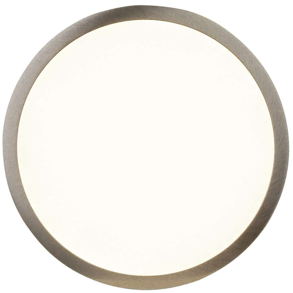 LAMPA sufitowa VITOS 12366-15 Globo okrągła OPRAWA metalowa LED 15W 4000K plafon nikiel