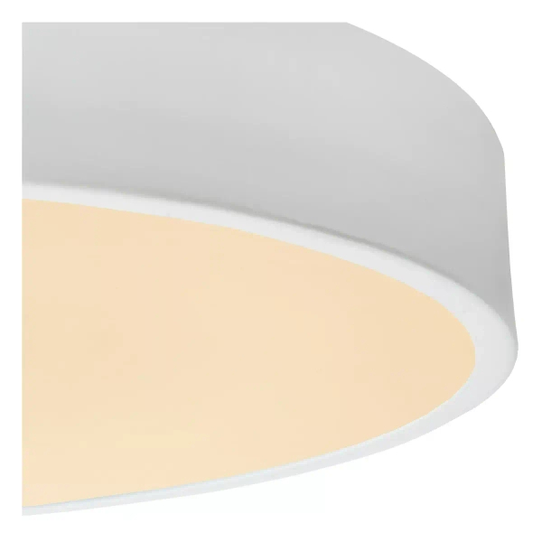 Plafon okrągły UNAR 79185/80/31 Lucide LED 80W 2700K na korytarz biała