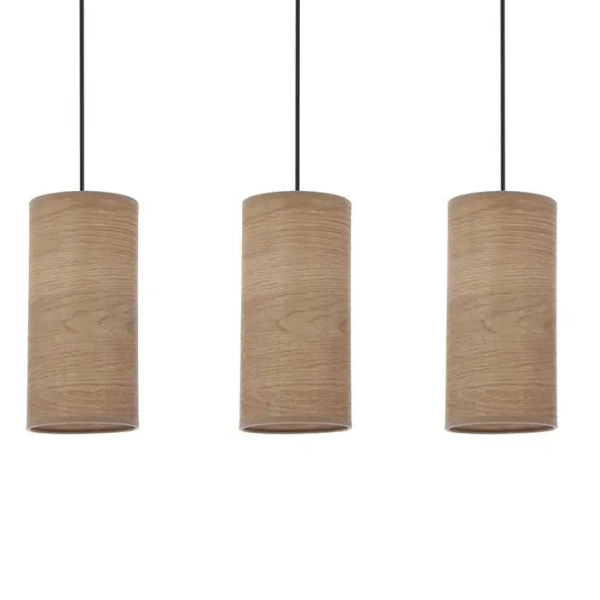 Materiałowa lampa wisząca tuba Ballo 33-19745 boho brązowy czarny