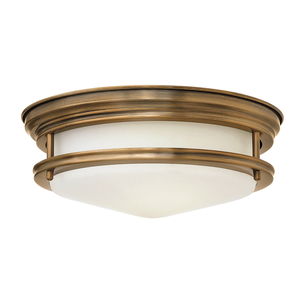 Szklana lampa sufitowa QN-HADRIAN-FS-BR-OPAL brązowy