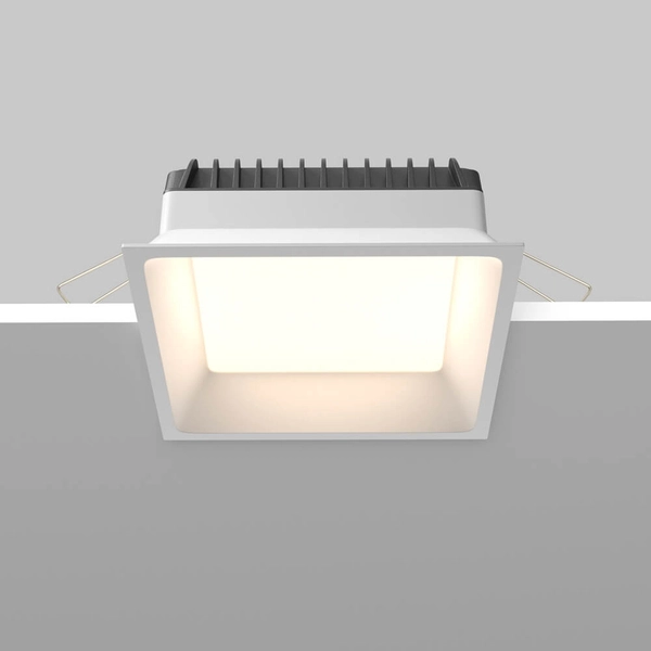 Lampa podtynkowa Okno DL056-18W3-4-6K-W Maytoni LED 18W IP44 kwadrat biała