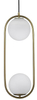 Kulista lampa wisząca Aurelia Twin MSE010100303 złota