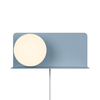 Kulista lampa na ścianę LILIBETH 2312931006 szklana niebieski