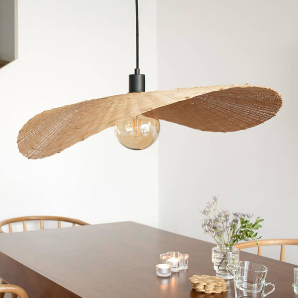 Wisząca lampa sypialniana Rayo 108677 Markslojd bambus naturalny czarny