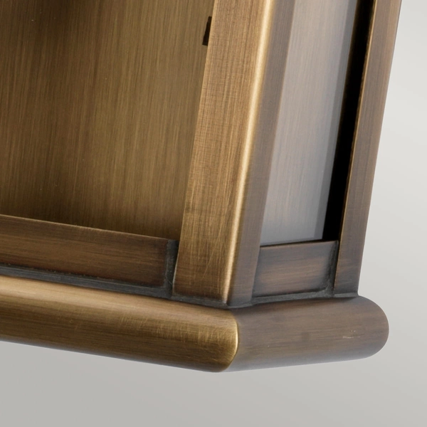 Kinkiet ogrodowy ST-MARTINS-BR Elstead styl angielski latarnia mosiądz