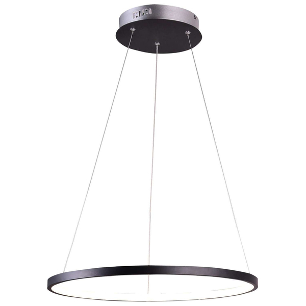 Lampa wisząca LUNE 31-64592 metalowa LED 18W 4000K pierścień ring chrom