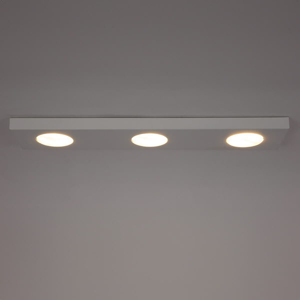 Prostokątna lampa sufitowa Hero 40998 podłużna do kuchni biała