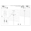 Lampa wisząca ryflowana PASTELO SL.1518 tubka podłużna oliwkowa