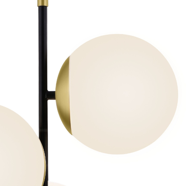 LAMPA wisząca NOSTALGIA MOD048PL-03G Maytoni modernistyczna OPRAWA szklane kule ZWIS balls czarne białe złote