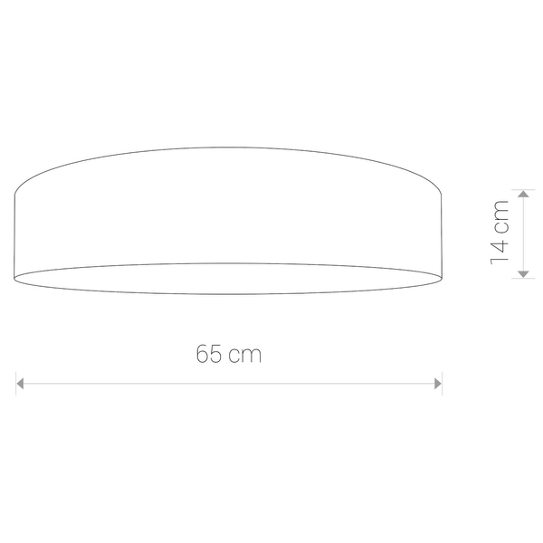 Lampa sufitowa Turda 8955 abażurowy plafon do przedpokoju złoty