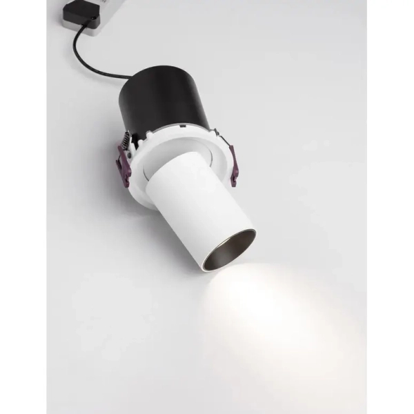 Lampa do wbudowania GARUPA biała LE61367 1xLED 12W 3000K tuba regulowana