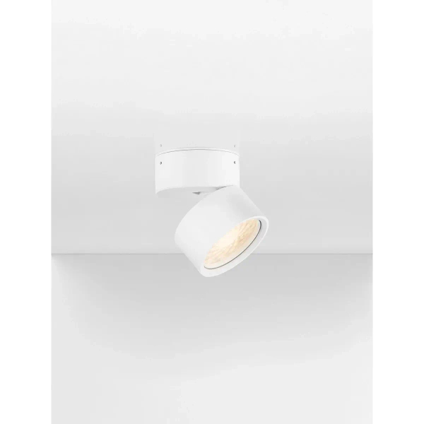 Sufitowa lampa regulowana MALERTA biała LE45518 1xLED 12W 3000K oczko okrągłe