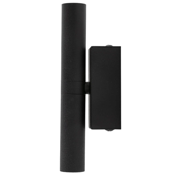 Ścienny kinkiet do salonu Lagos 10184 tubka metalowa czarna