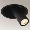 Industrialna LAMPA sufitowa YAKUMO 7806 Shilo okrągła OPRAWA metalowa WPUST regulowana tuba czarna