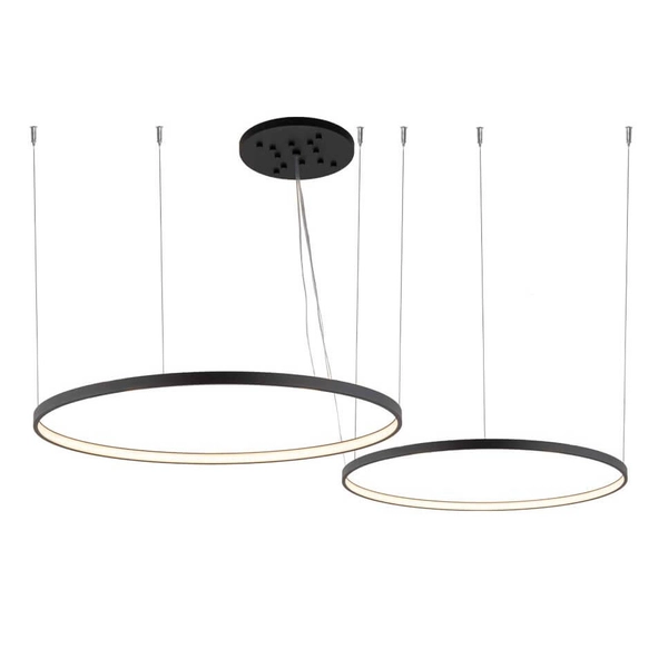 Lampa wisząca ring Agari Multi 5432 Shilo LED 127W 3000K koła czarne