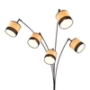 Regulowana lampa podłogowa Bolzano R41665032 RL Light drewno czarna