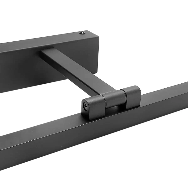 Lampa ścienna 364 Domeno LED 9W 4000K do salonumetalowa czarna