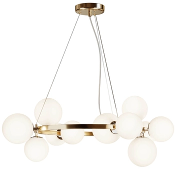 Nowoczesna lampa wisząca Dallas MOD545PL-11BS balls złote białe