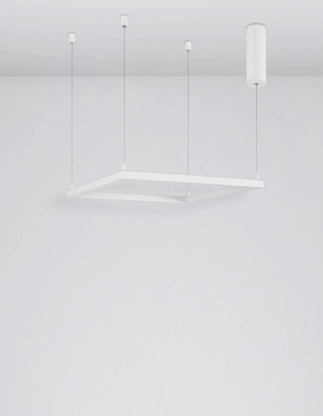 Minimalistyczna lampa wisząca Jean frame LED 30W 3000K biała