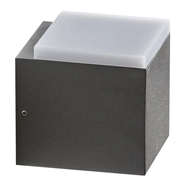 Kinkiet naścienny do sypialni Arbax AZ4341 Azzardo kostka czarny