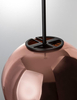 LAMPA wisząca CARORA LE41956 Luces Exclusivas szklana OPRAWA kula ZWIS ball miedziana