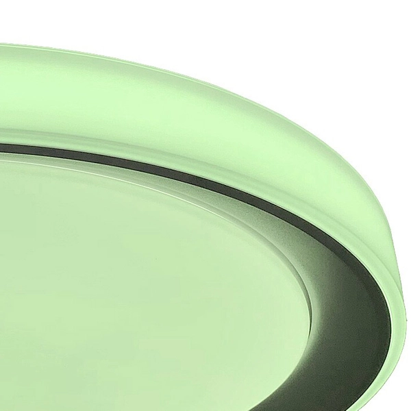 Okrągła lampa sufitowa Everest LED 40W 2700-6500K z pilotem srebrna