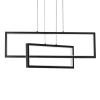 Prostokątna lampa wisząca ANZELIO LE45474 LED 47W 3200K czarna