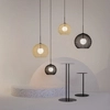 Zwieszana lampa boho Cane MOD204PL-01B1 Maytoni kulista czarny