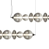 Molekułowa lampa wisząca DAPHNE ML0348 LED 40W 3000K przydymiona czarna