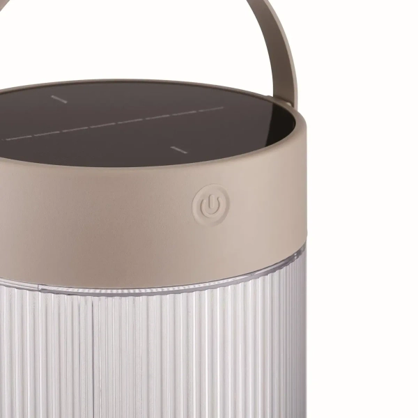 Stołowa lampka zewnętrzna Coupar 2518215009 IP44 tuba solarna beżowy