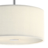 Jadalniana lampa wisząca Zaragoza ZAR1033 Dar Lighting srebrna kremowa