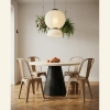 Tarasowe krzesło PARIS brązowe 5900168835801 wys. 86 cm do ogrodu