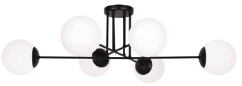 Sufitowa lampa Savoy K-4925 do jadalni balls biała czarna