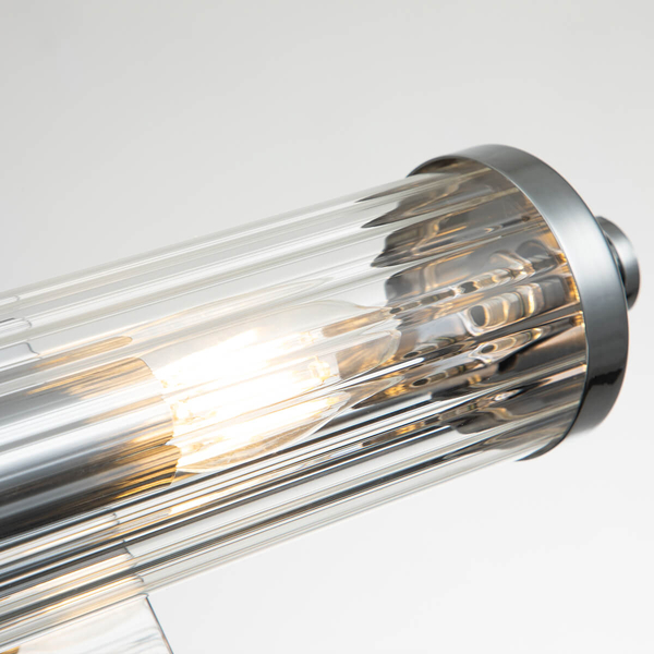 Lampa na ścianę do sypialni Azores QN-AZORES2-PC chrom przezroczysty