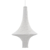 Lampa wisząca do sypialni Alda 5115 Shilo dekoracyjna szydełko biały