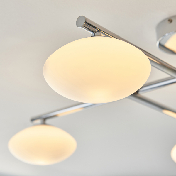 Łazienkowa lampa sufitowa L&-195008 Light& kule szklane IP44 chrom