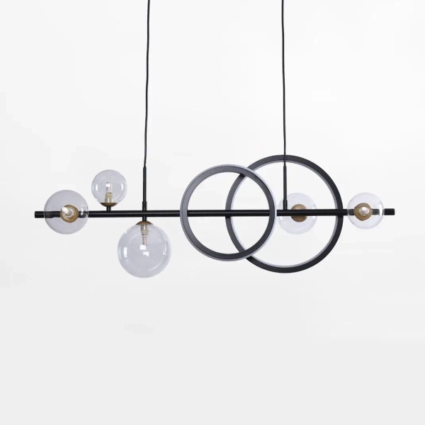 Designerska lampa wisząca TAREMI 003064-031208 LED 20W CCT czarny