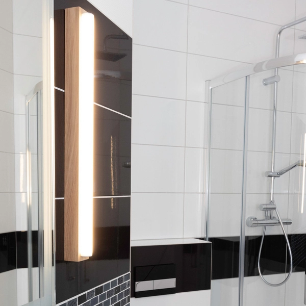 Lampa ścienna AQUA VIVA 8960174 łazienkowa belka LED 6W 3000K IP44 drewno