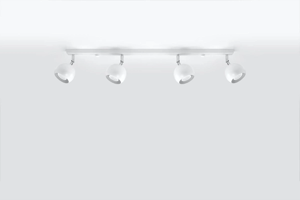 LAMPA sufitowa SL.0441 regulowana OPRAWA listwa SPOT kule balls białe