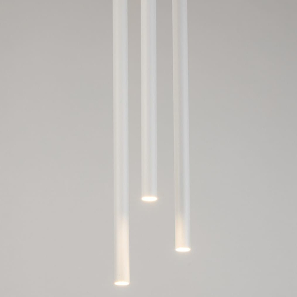 Lampa wisząca kaskadowa Sopel 33623 Sigma cylindriczne klosze biała