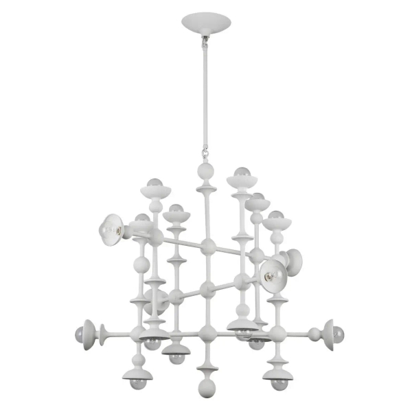 Wisząca lampa nad stół Cadence QN-CADENCE18-WHT do jadalni biały