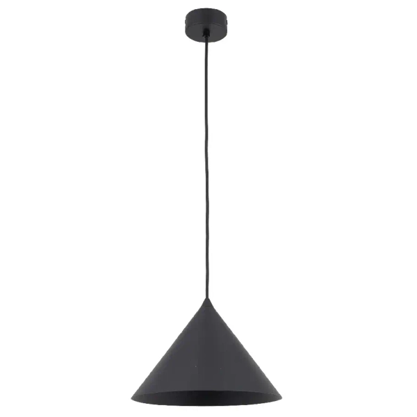 Zwisająca lampa do kuchni Cono 6630 stożkowa nad blat czarny